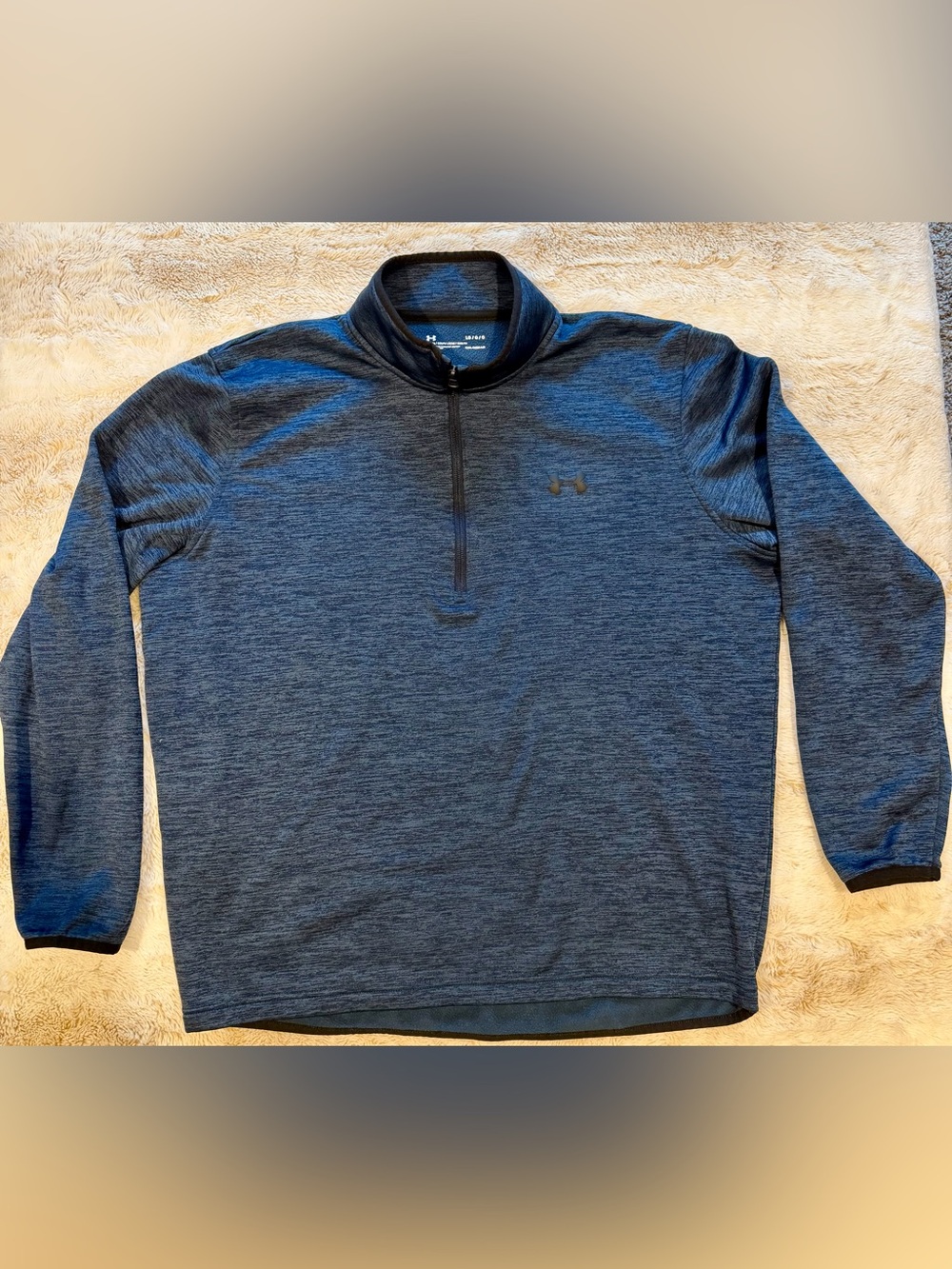 Under Armour / Men’s Dark Gray and Navy Zip-Front Fleece Jacket